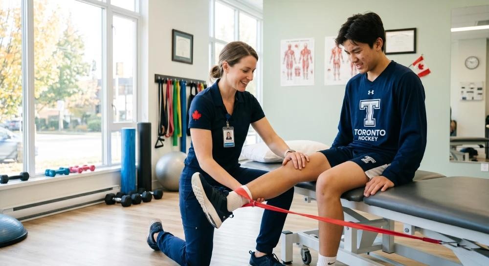 Teens & Adolescents receiving personalized physical therapy